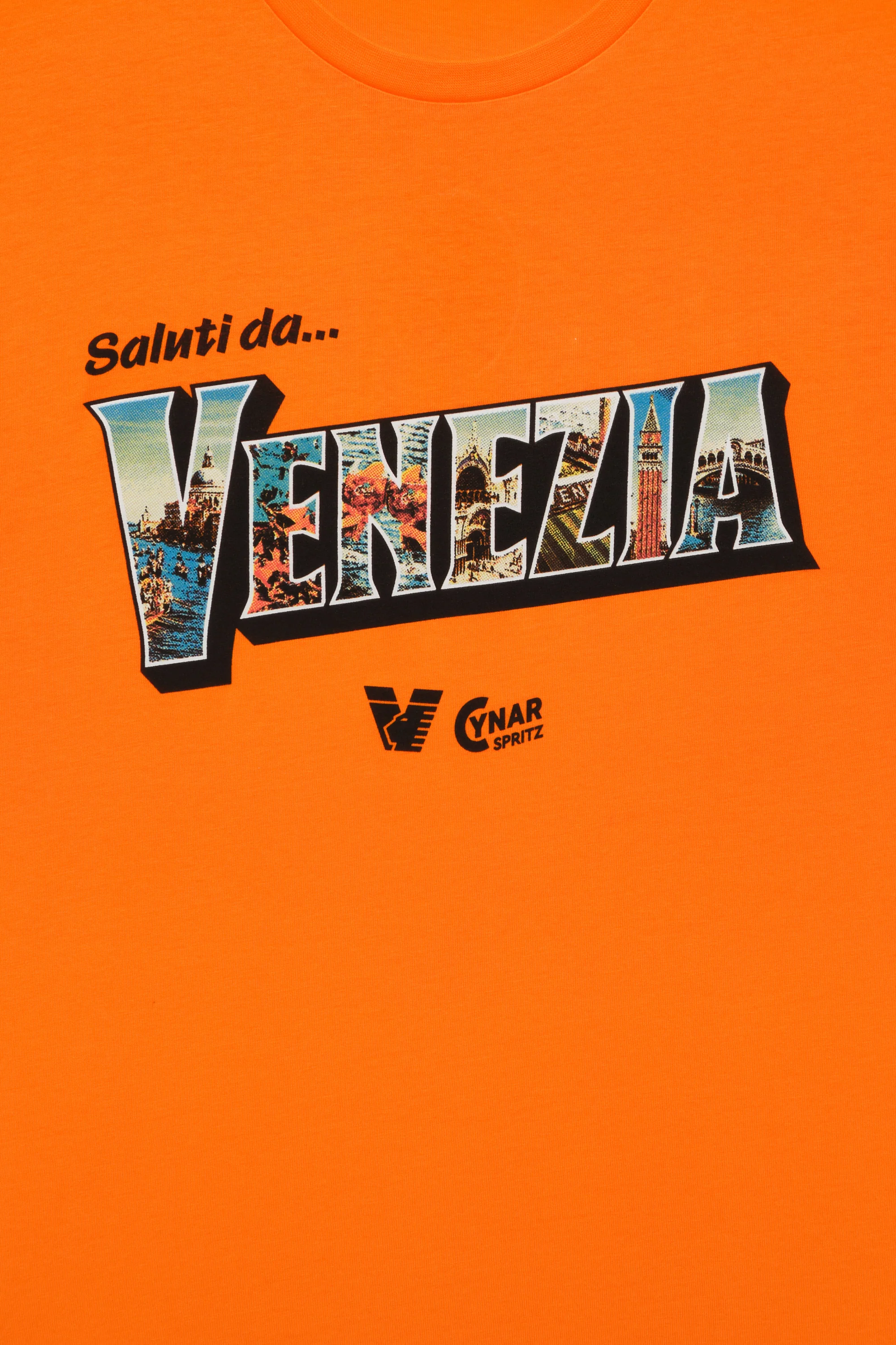 25/26 Cynar Spritz Postcard Orange Tee - Image 3